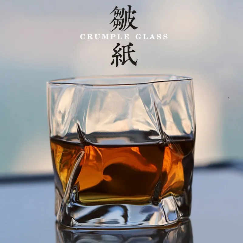 Verre à Whisky Design Martelé - Tasse En Verre épais Pour Dégustation De Whisky, Vin Ou Cocktails, Idéale Pour Les Apéros Entre Amis Ou Les Soirées !
