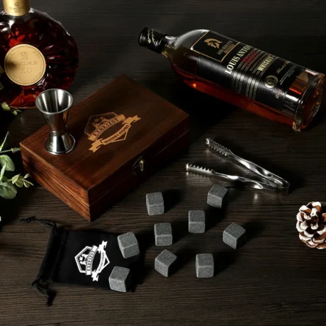 Coffret Premium Pierres à Whisky 9 pièces