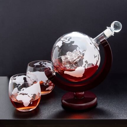 carafe à whisky globe pleine