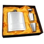 coffret flasque à whisky luxueux