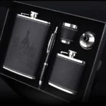 coffret flasque à whisky vintage