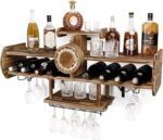 étagère muralle bouteille whisky