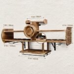 étagère muralle bouteille whisky dimension