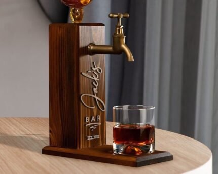 porte bouteille whisky luxe démonstration