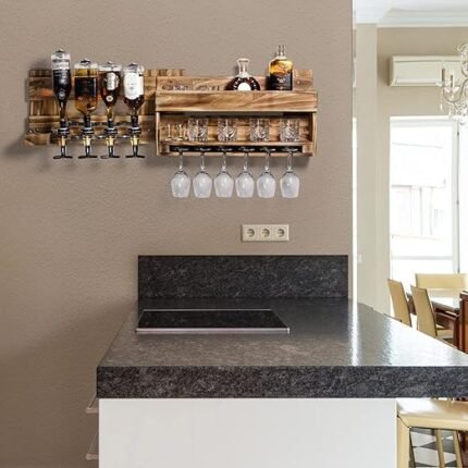 support mural bouteille whisky exemple