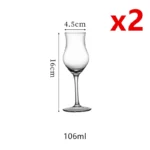 Verre à whisky japonais en tulipe – Image 7