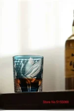 Verre à whisky japonais Kiriko gravée à la main – Image 26