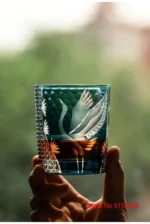 Verre à whisky japonais Kiriko gravée à la main – Image 27