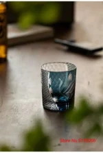 Verre à whisky japonais Kiriko gravée à la main – Image 24