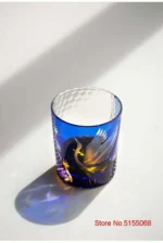 Verre à whisky japonais Kiriko gravée à la main – Image 34