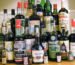 Bouteilles de liqueurs maison aux fruits